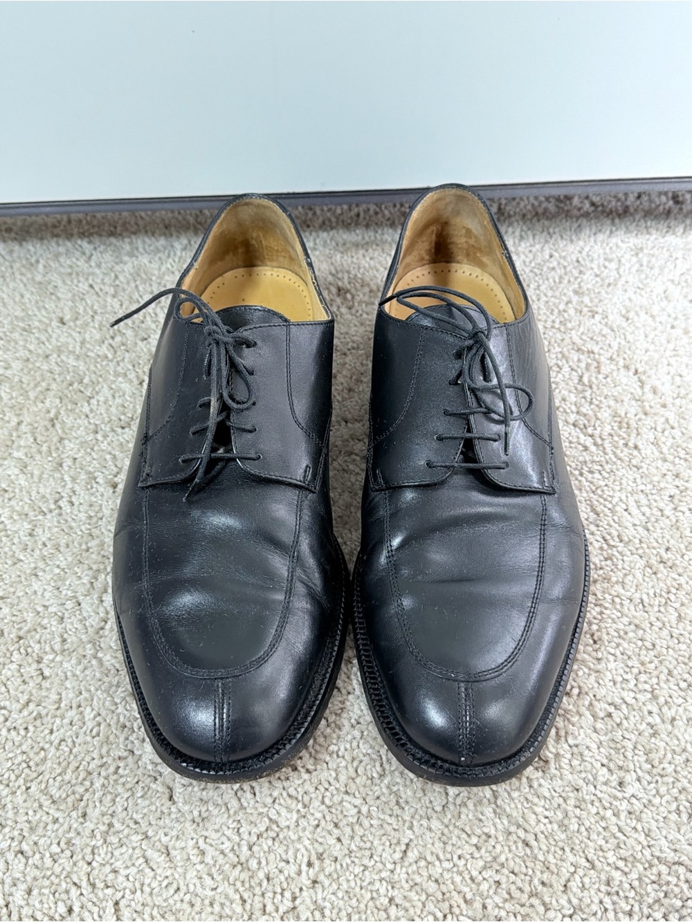 Cole Haan Men's Black Leather Oxford Dress Shoes Made in Italy Size 11 D (08027)